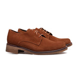 OXFORD Zapato oxford mujer con cordones MARRÓN